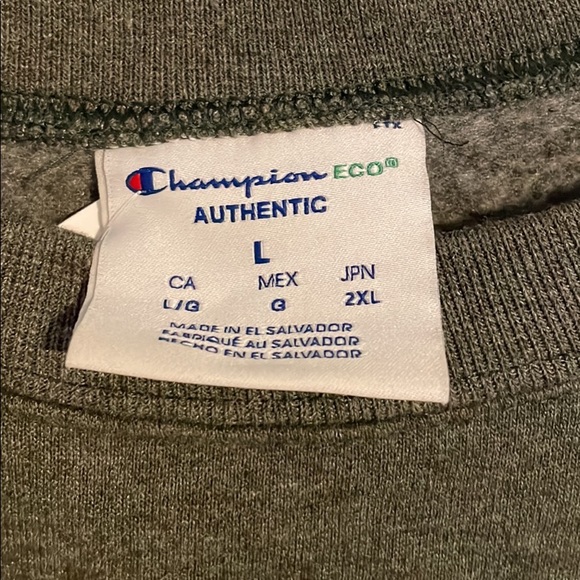 Guelph Authentic Champion Green Crewneck - Picture 3 of 3